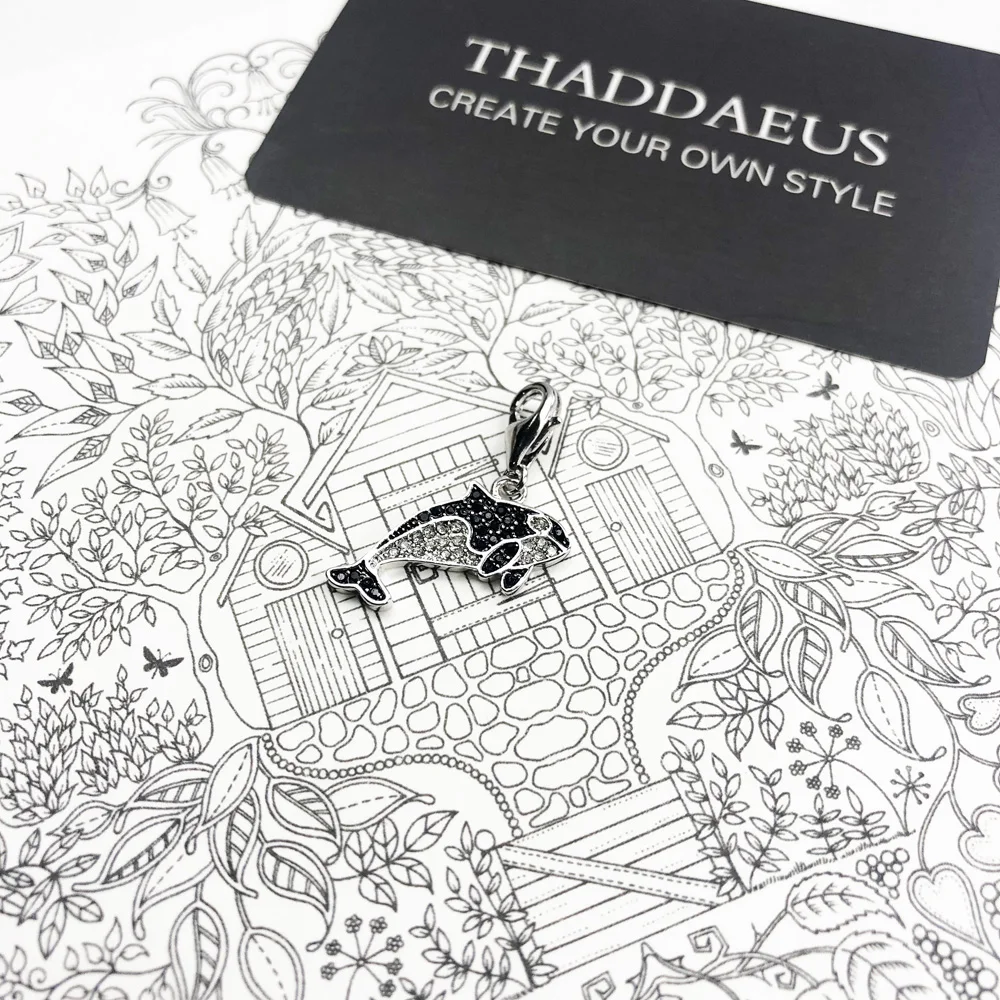 Подвеска в форме Косатка Кита 2019 Фирменная Новинка Европы Стиль украшения для