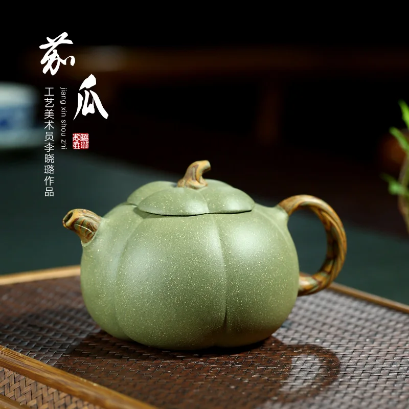 

TaoYuan Тибетский песок] исинская очищенная руда рекомендуется чистый ручной Чайник известный pepino xiao-lu li pea зеленый песок