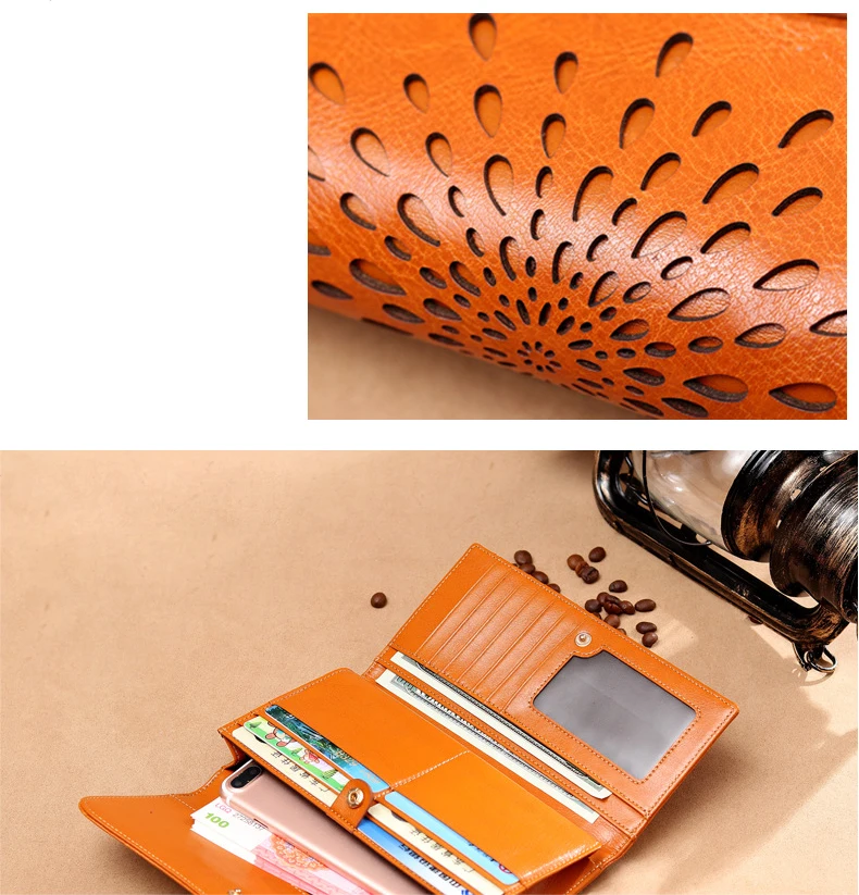 MAHEU, новейший женский клатч, кожаный кошелек, длинный держатель для карт, телефон, натуральная кожа, Длинный кошелек, Женский вечерний клатч