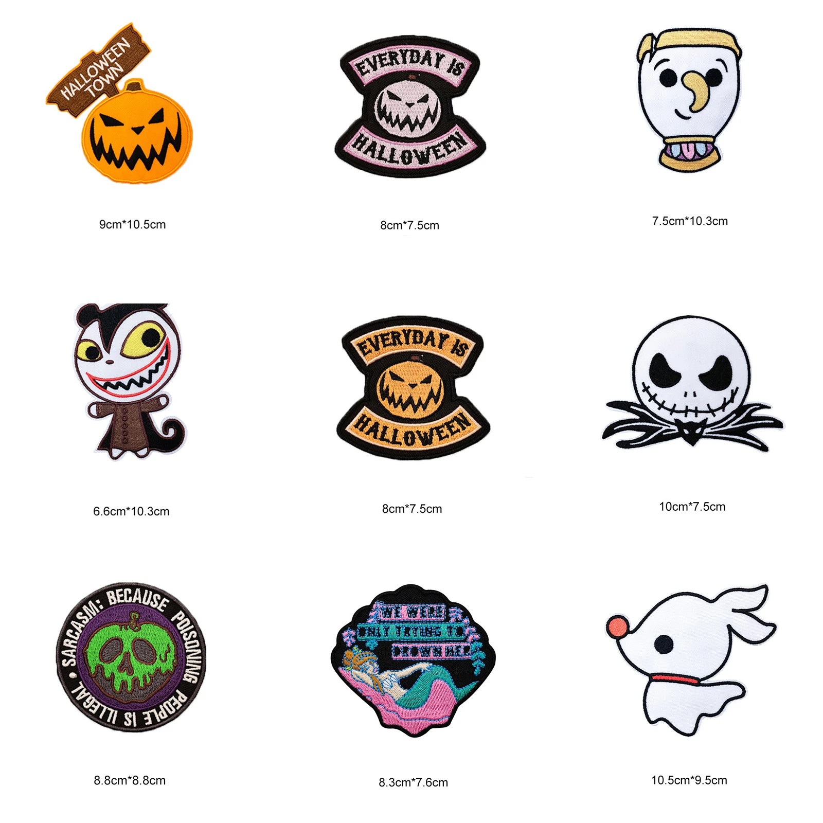 5 шт. наклейки на одежду с вышивкой в виде тыквы | Дом и сад