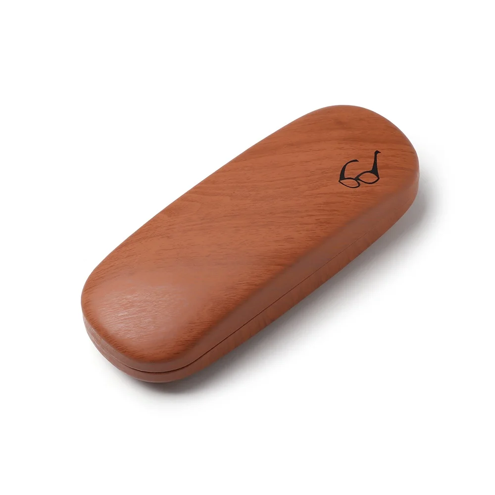 2021 унисекс 1 шт Футляр для очков имитация дерева Твердый комплект держатель