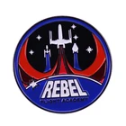 Эмалированная булавка для армии Rebel Flight School