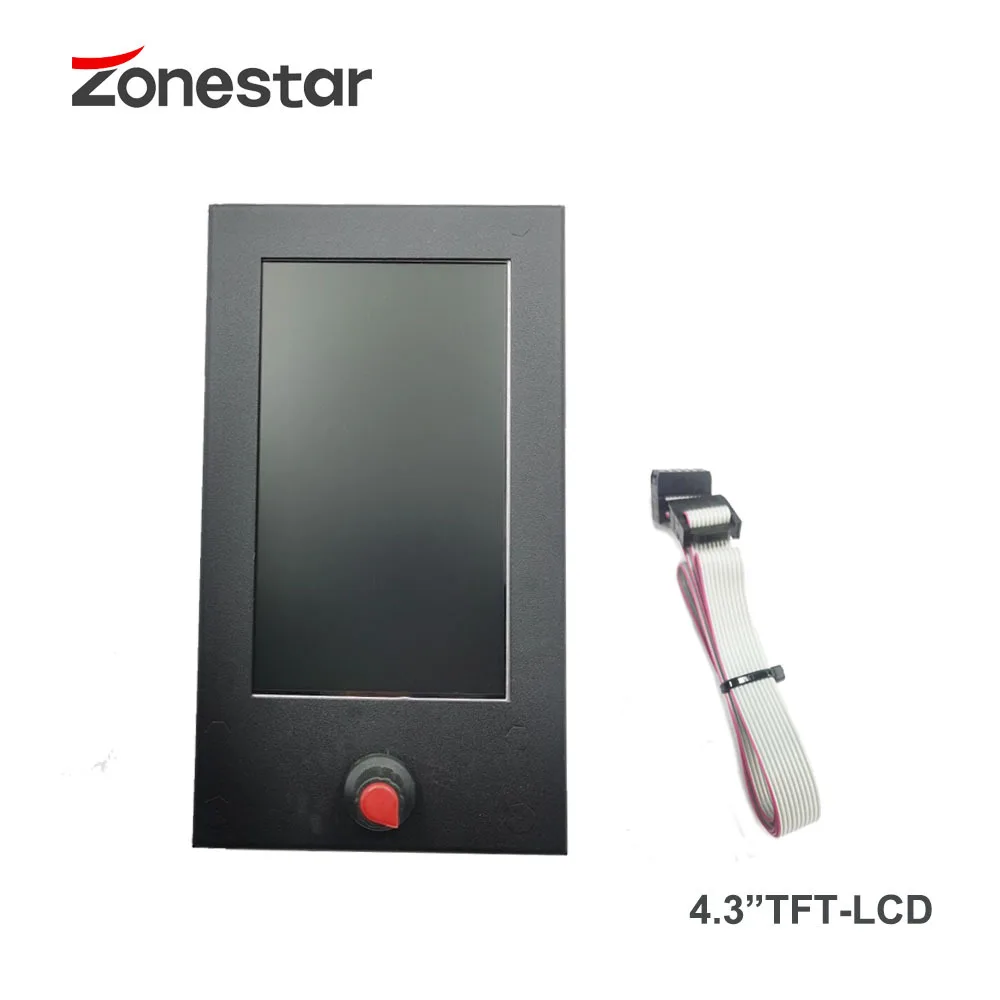 ZONESTAR 4 3 &quotTFT-LCD дюймов HMI DGUI Высокая надежность быстрая работа 480x272 металлический