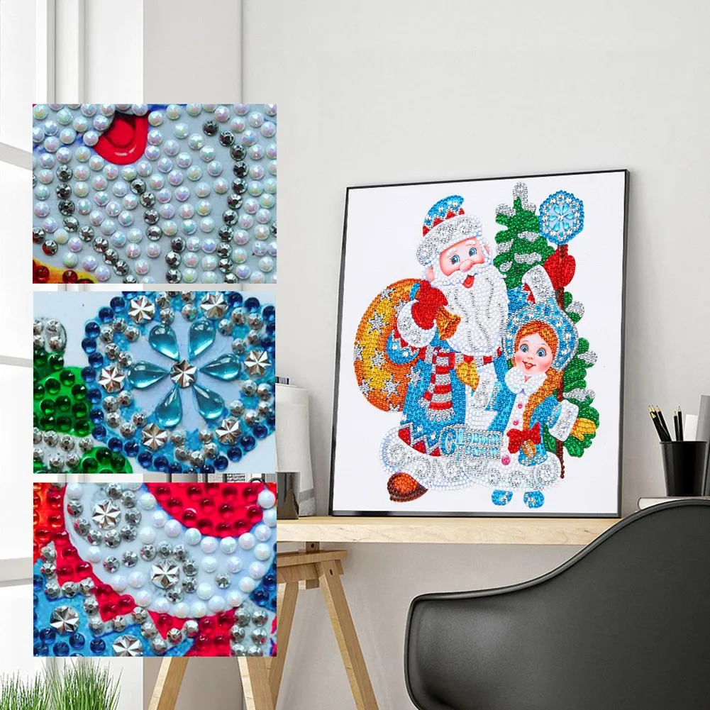

5D Multi-Color Resin Diamond Art Canvas Crystal Decor Dotting Dril Pen