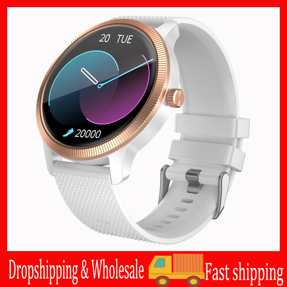 

SENBONO 2021 HW22 1.32 Inch Large Screen Smart Watch Women Answer Dial Smartwatch Women Exercise Fitness Tracker Watch Clock