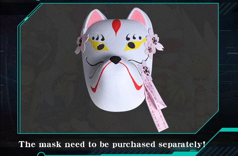 Mask Игра Азур Лэйн линкор Нагато косплей костюм сексуальная пижама ночная сорочка с бикини пижамы Хэллоуин Карнавал унифромы наряды COS - Цвет: Mask