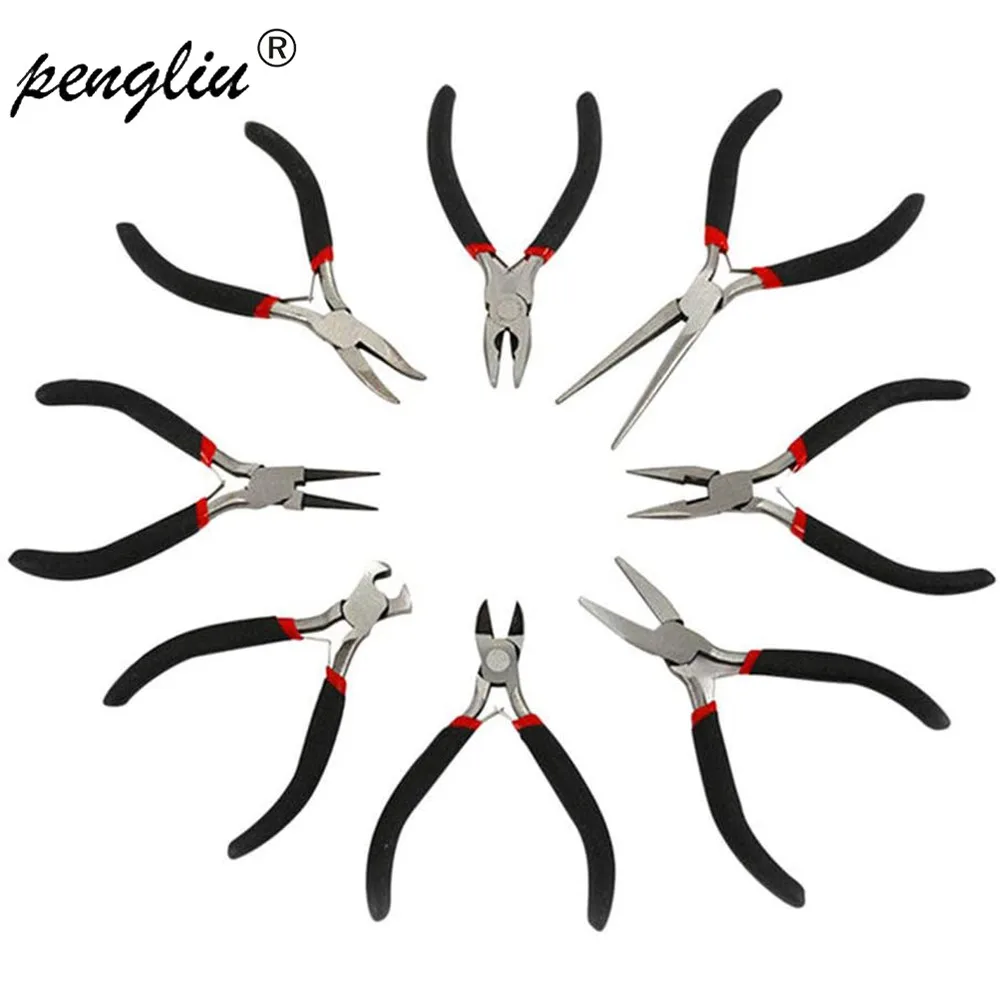 8 шт./компл. миниатюрные плоскогубцы набор инструментов для бисероплетения