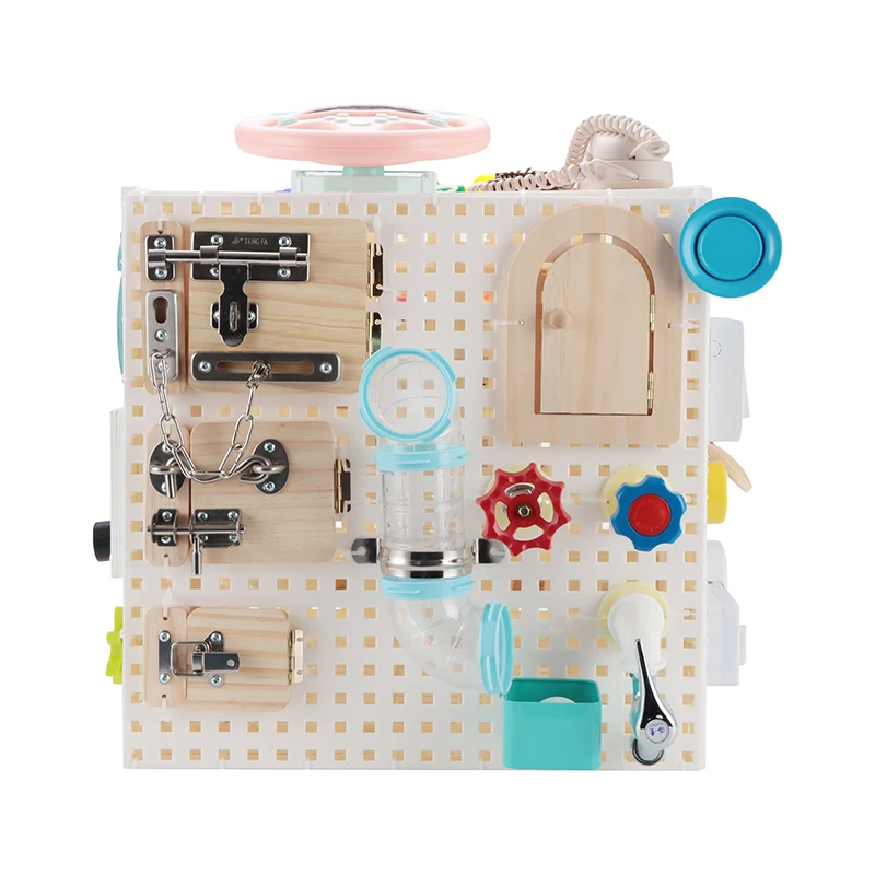 Бизиборд DIY аксессуары материалы доска с отверстиями базовые игрушки для навыков