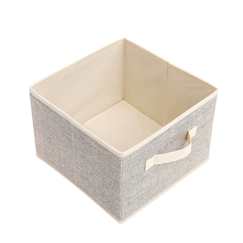 

1Pcs New Non-woven fabric Folding CD Storage Boxes Foldable Bins Toys Organizer With Lids Storage Basket Laundry Basket