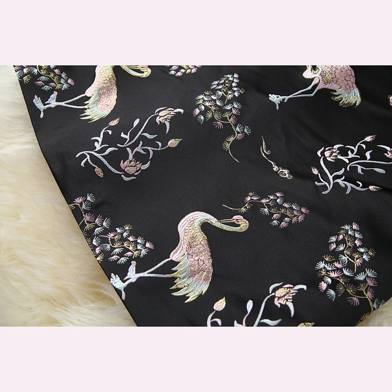 

STREET New HIGH Fashion Spring 2021 Runway Dress Women's Net Gauze Lantern Sleeve Stitching Embroidery Dress