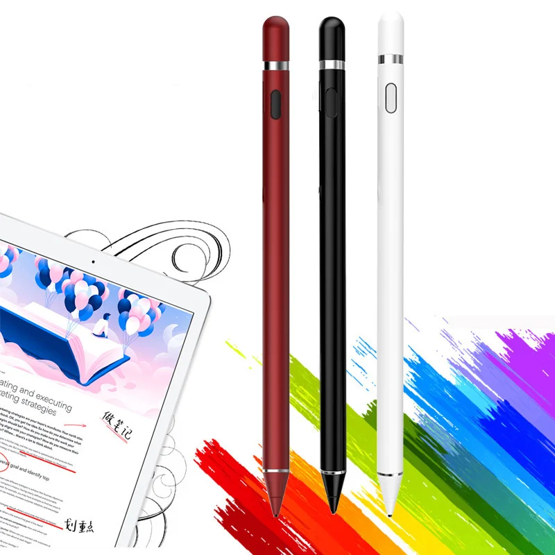Фото Подходит для стилуса iPad совместимого с IOS Android обычная активная емкостная ручка