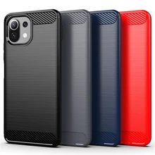 For Cover Xiaomi Mi 11 Lite Case For Mi 11 Lite Capas Shockproof Soft TPU Cover For Redmi Note 10 Pro Mi 10T Pro 11 Lite Fundas