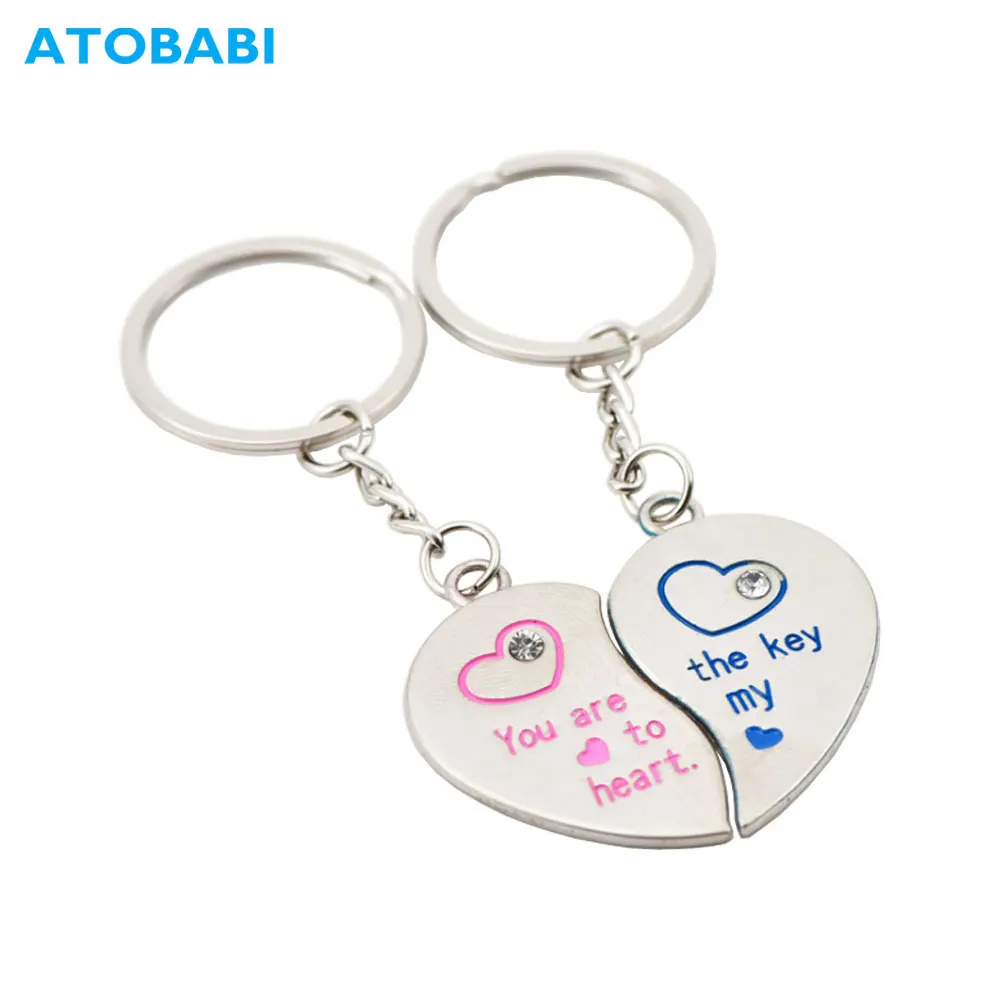 Парные брелки для ключей из цинкового сплава с металлическим кольцом BMW x3 e83 e90 Volvo