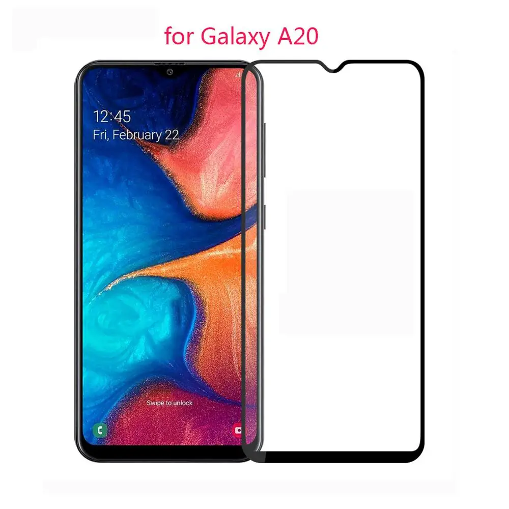 MOFI для Galaxy A10 / A20 A20E Закаленное стекло пленка 9H 2.5D полноэкранная Защита экрана