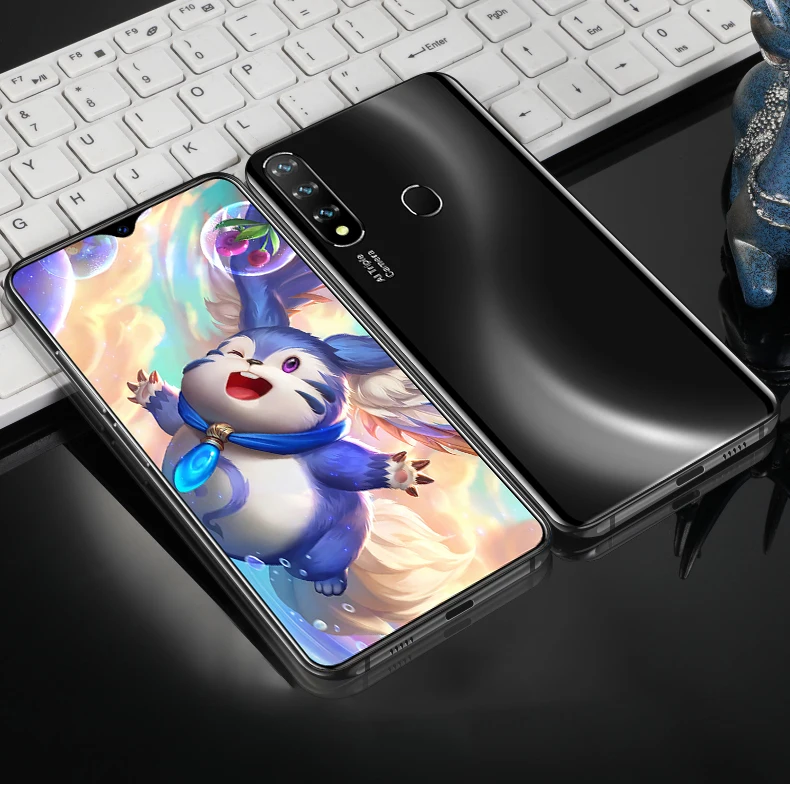 

Hot Sale Rino8 Pro 8GB RAM 256GB ROM Andriod 10 4800mAh Dual SIM+Micro SD Face ID Smart Phone 6.5 Inch Amdriod Phone MTK6595