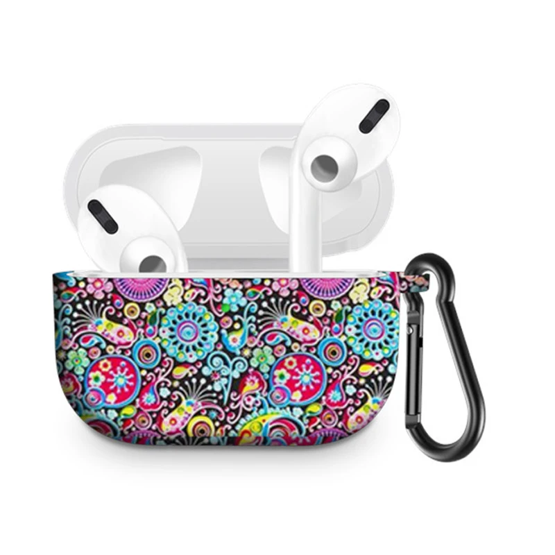 Симпатичный и приятный силиконовый чехол с принтом для Apple Airpods Pro противоударный чехол для Apple Air pods 3 Pro correa для Airpods Pro 3 Чехол