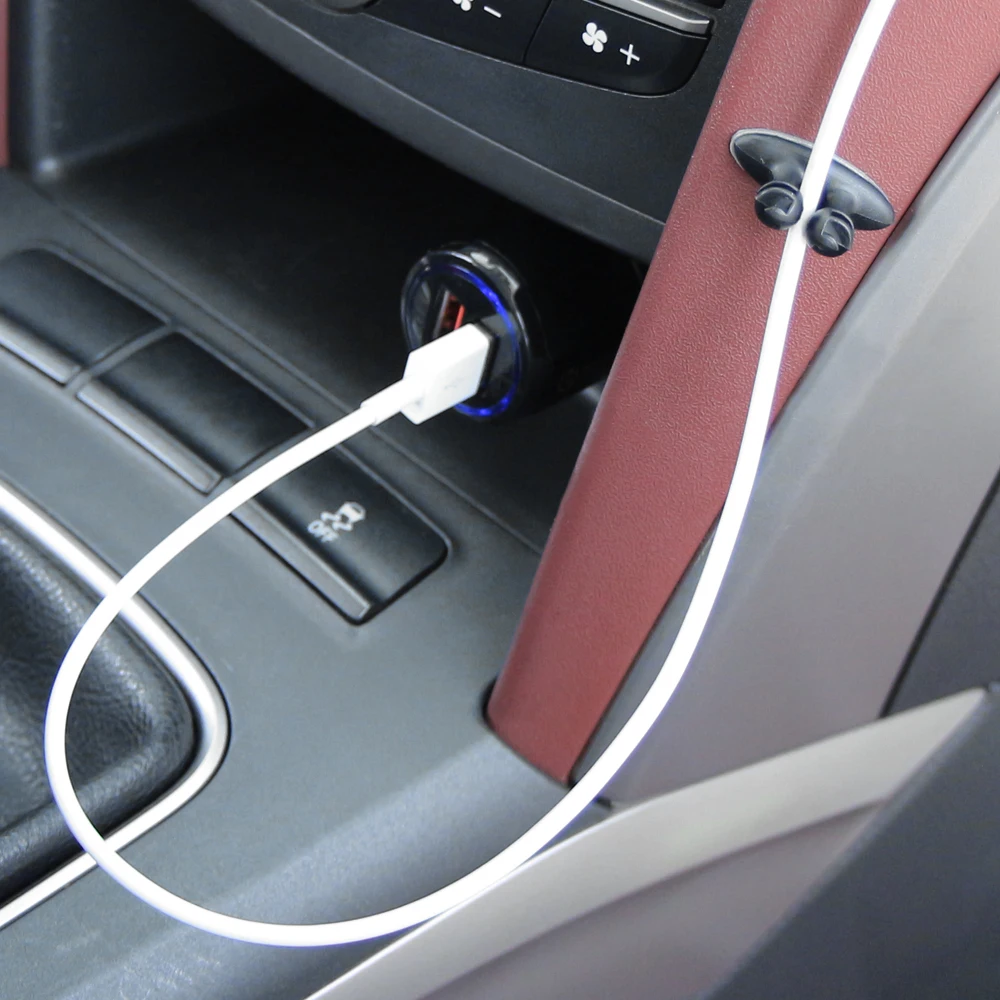 Автомобильный USB-кабель зажим для крепления органайзер аксессуары renault Dacia VOLVO V40
