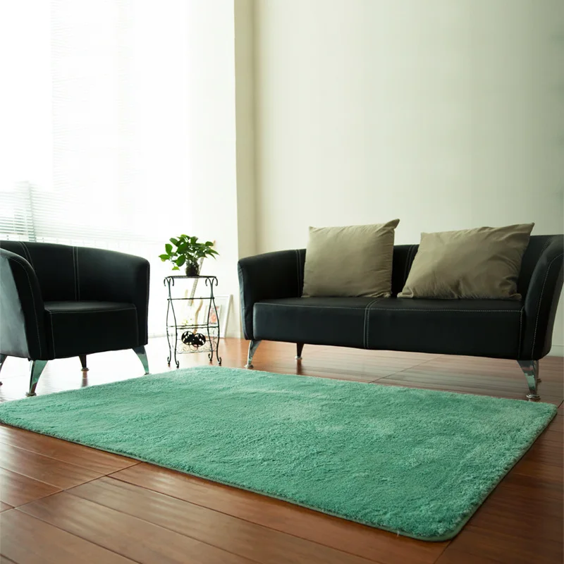 Современный домашний ковер для гостиной большой размер шелковая Толстая кровать