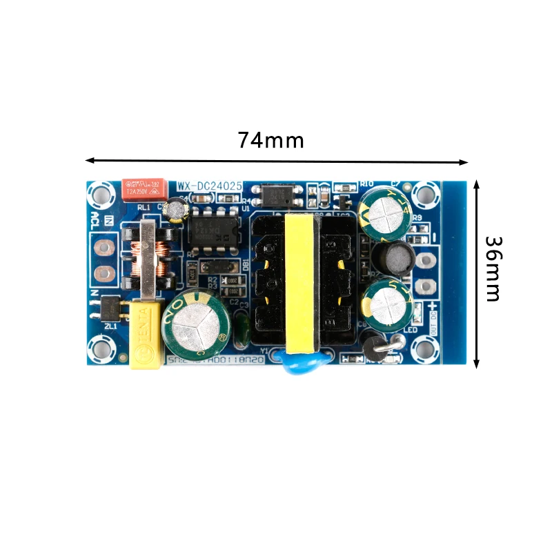 24V1A 12V2A AC-DC модуль импульсного источника питания с низкой пульсацией
