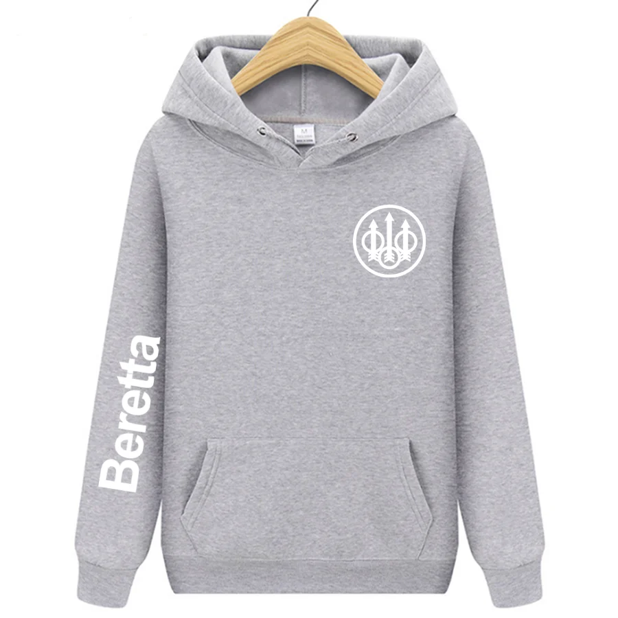 

Beretta Firearms Men's Hoodie Equipment Pistol Brand Hoodies Men's Jungle Mountain Hunting M9 Military Style Sweatshirt