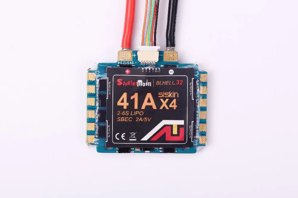 RCtown SUNRISE модель 41A 2-6S Blheli_32 Proshot 4 в 1 бесщеточный ESC SBEC 2A/5V для радиоуправляемых