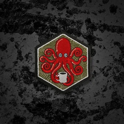 Тактические кофейные нашивки утренний ритуал нашивка кофейного райдера