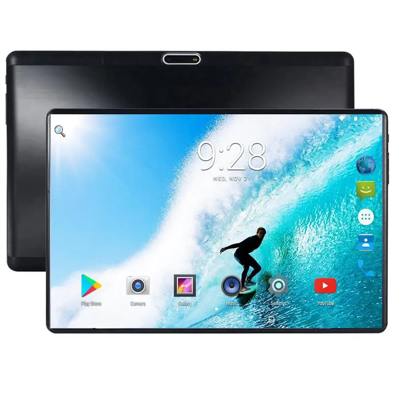 10-дюймовый планшетный ПК 2020 10 ядер 4G LTE FDD 6 Гб RAM 128 ROM Android 8 0 OS 1280*800 2.5D стеклянный
