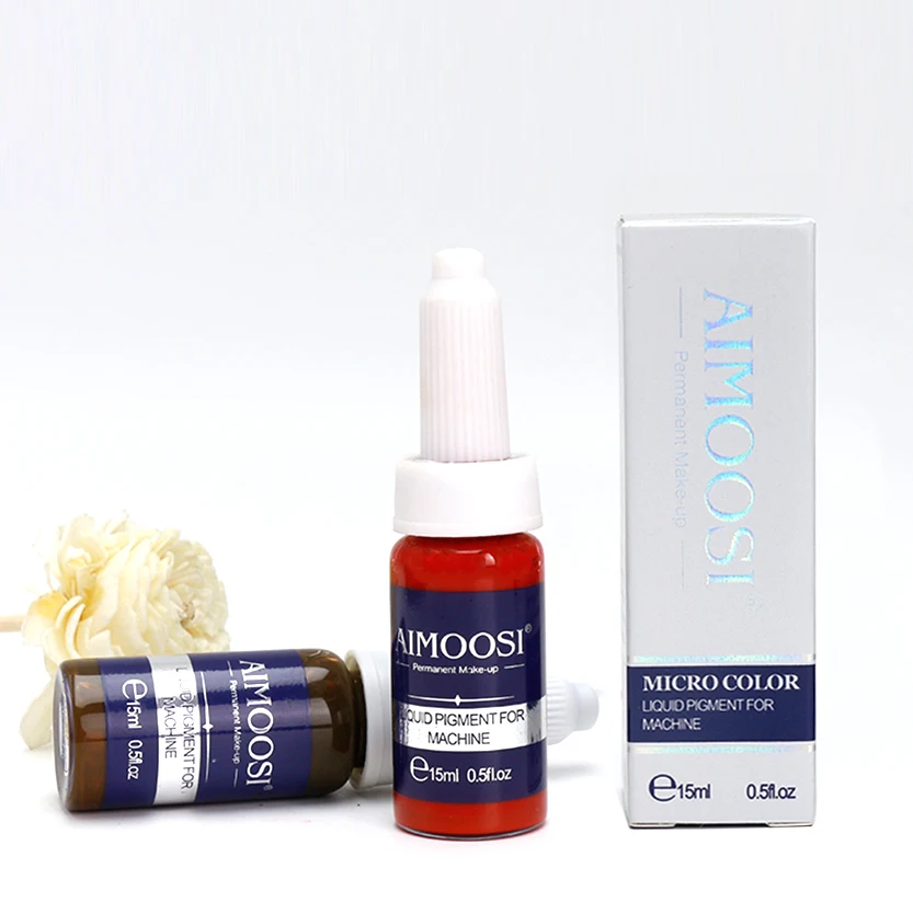 5 шт. Aimoosi тату для бровей и жидкая помада губ пигмент машины Полупостоянный