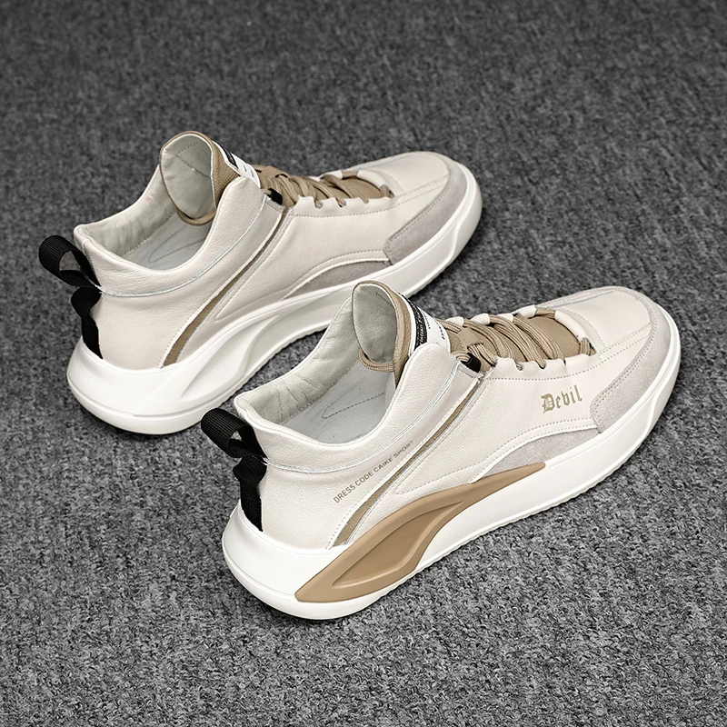 

Sneakers For Men Winter Sneakers For Men Gym Shoes High Top Mens Sports Man Sport Casual Korean Men's White Trainers Male