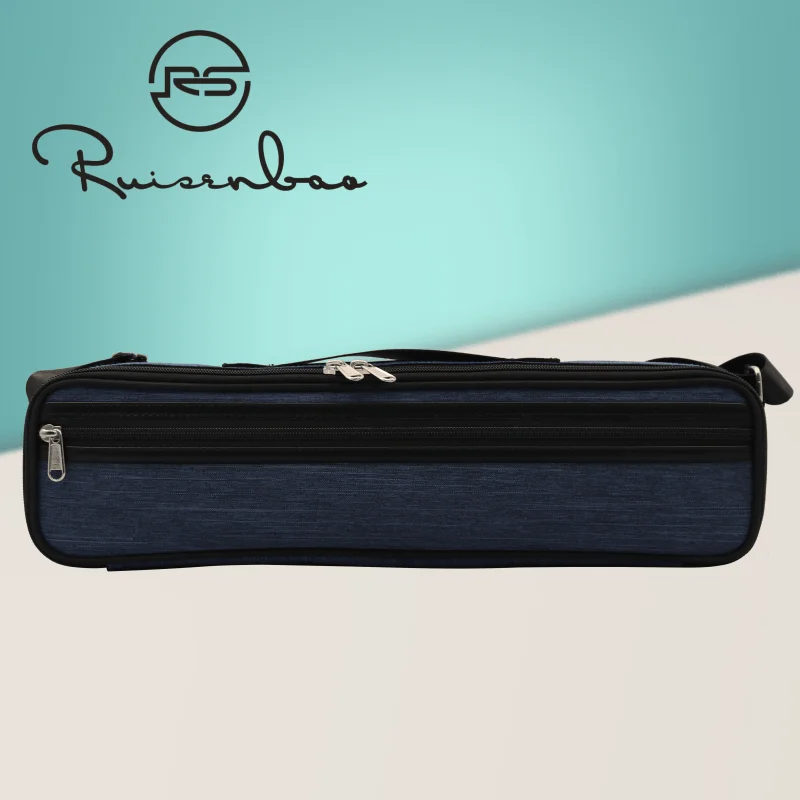 

New Water-resistant Flute Case Bag Box for Concert Flute with Adjustable Shoulder Strap Musical Instrument