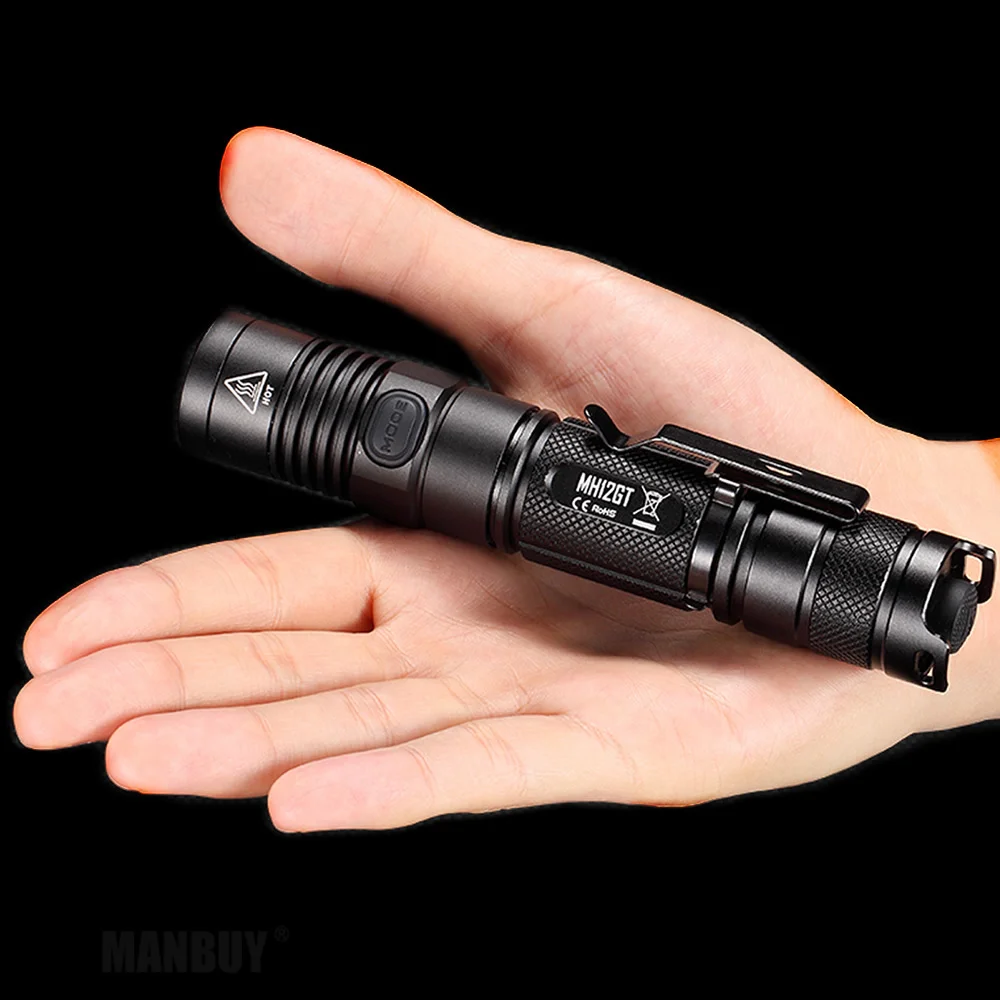 Скидка 20% на NITECORE 1000LM MH12GT XP L HI V3 светодиодный USB Перезаряжаемый Фонарик
