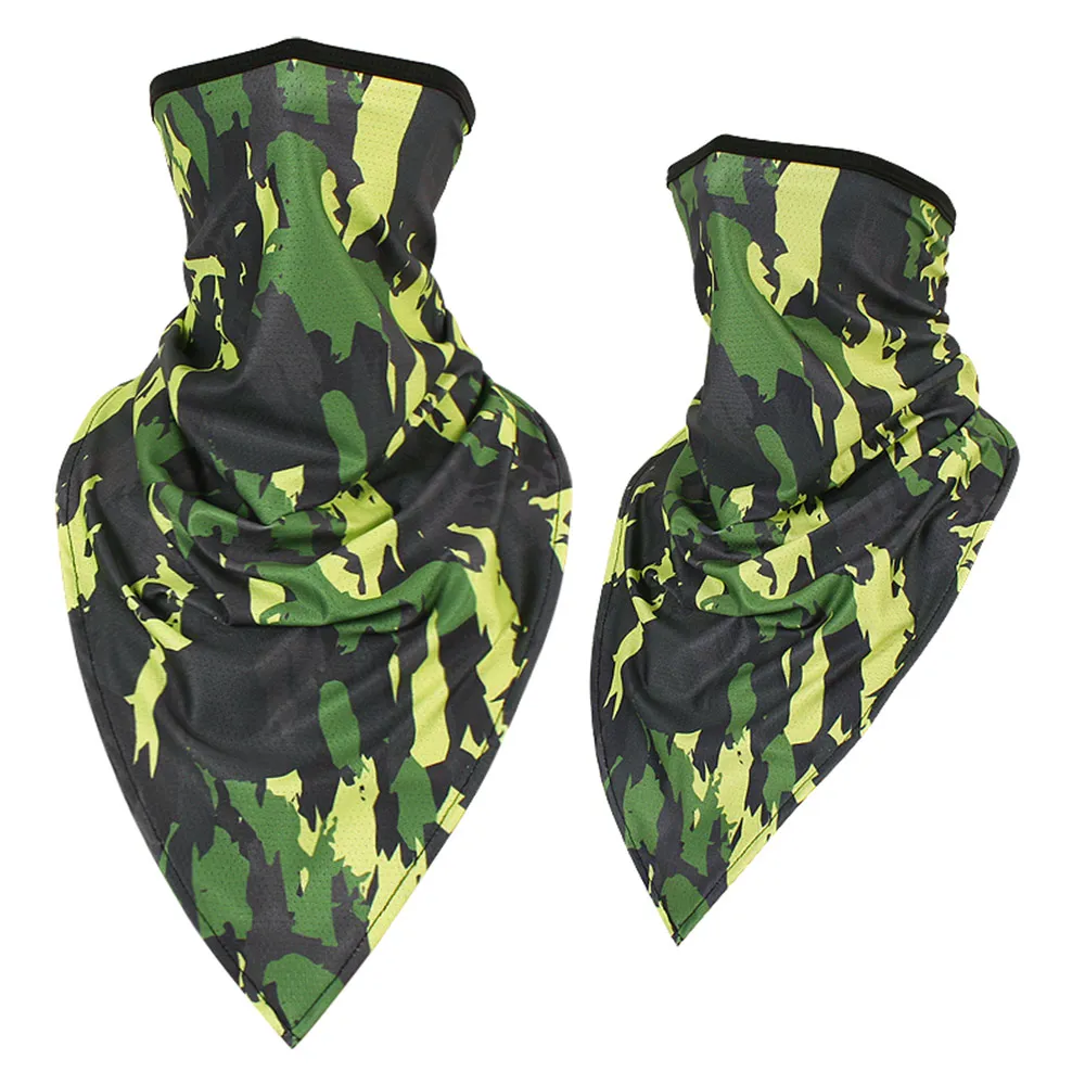 11 Камуфляжные шейные гетры, головные шарфы, покрытие для ушей, защита для лица, трубчатый шарф, бандана, дышащие маски на половину лица, повязка на голову для мужчин и женщин - Color: 11