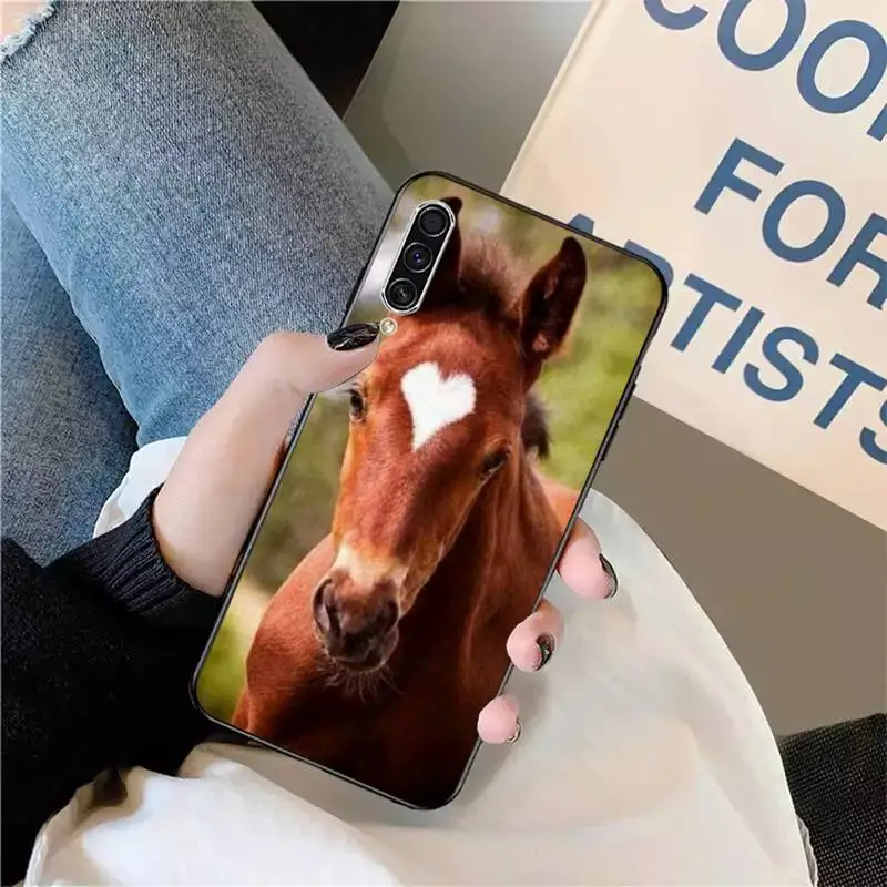 

Watercolor Horse Running Phone Case For Samsung galaxy S 9 10 20 A 10 21 30 31 40 50 51 71 s note 20 j 4 2018 plus