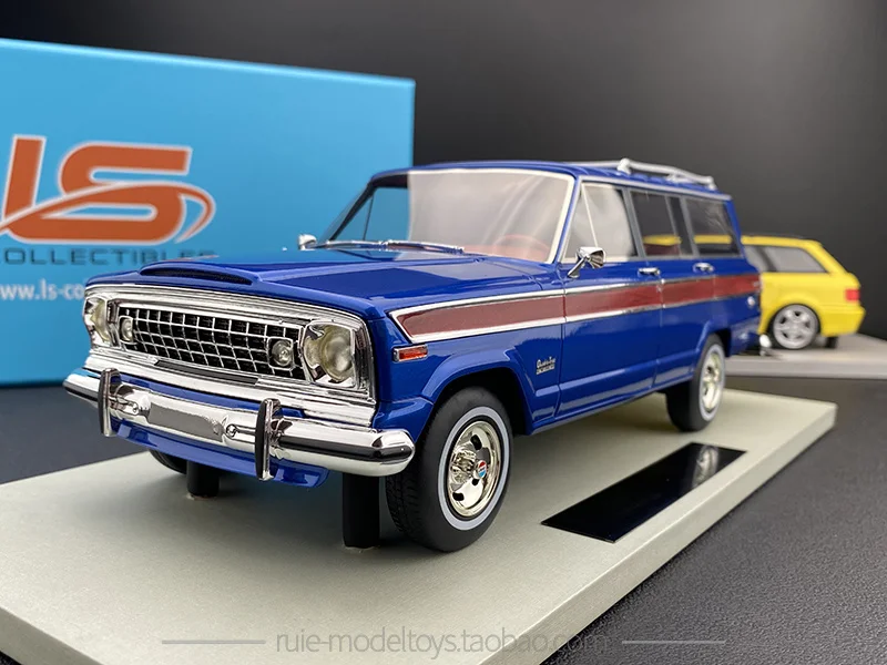 

1:18 LS JEEPs Grand Wagoneer Hand Edition Смола ограниченная модель автомобиля украшение