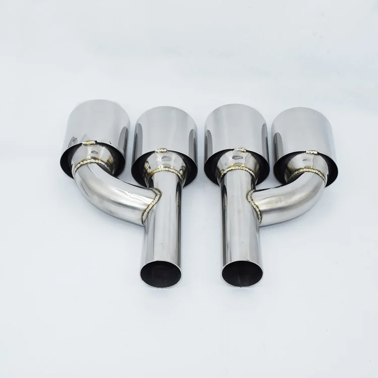 Для Benz W204 C180 C200 C260 2008-2013 upgrede C63 M спортивный из нержавеющей стали четыре выхлопной