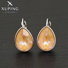 Xuping ювелирные изделия Новое поступление роскошные стильные серьги с кристаллами для женщин подарок на вечерние 610424904