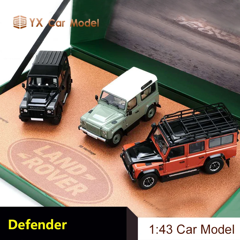 

Almost Real 1/43Land Rover Guards 90 110 diecast car model for gift, Celebration Series Set 3 Car Combination