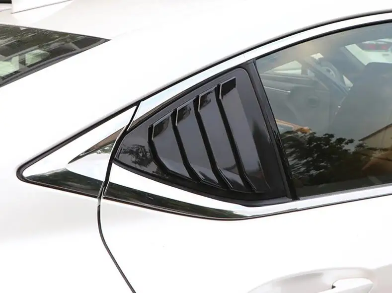 Для LEXUS ES260 ES300 ES350 2019-2020 Седан ABS оттенки задней двери жалюзи Рамка подоконник
