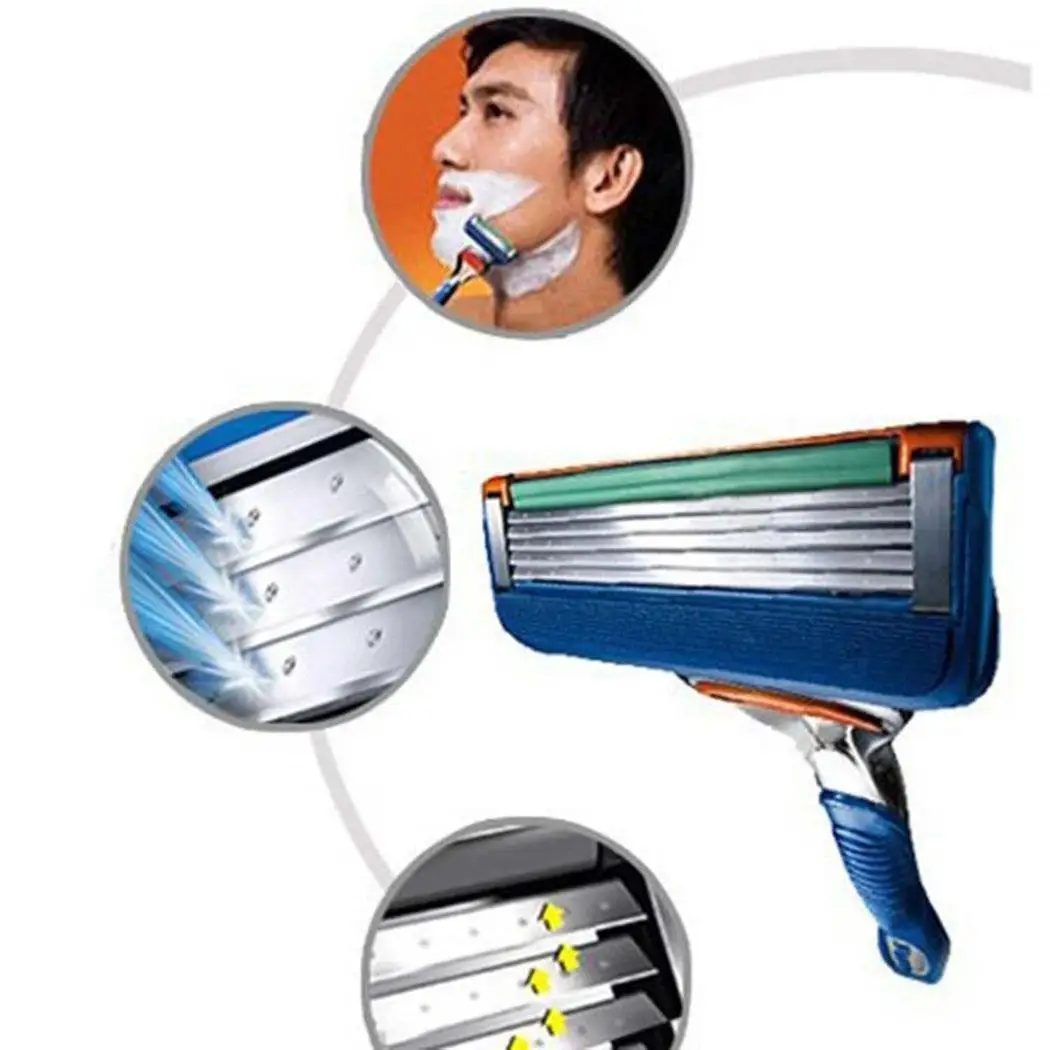Makeup 5-layers Shaving Blade for Manual Set(4pcs) As the picture shown Razor Hair Remover Tool Set | Красота и здоровье