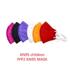 Детская маска FFP2 KN95 одобренная тушь для ресниц FPP2 Ffp2mask разноцветная детская маска FFP 2 FFP3 защитная маска CE