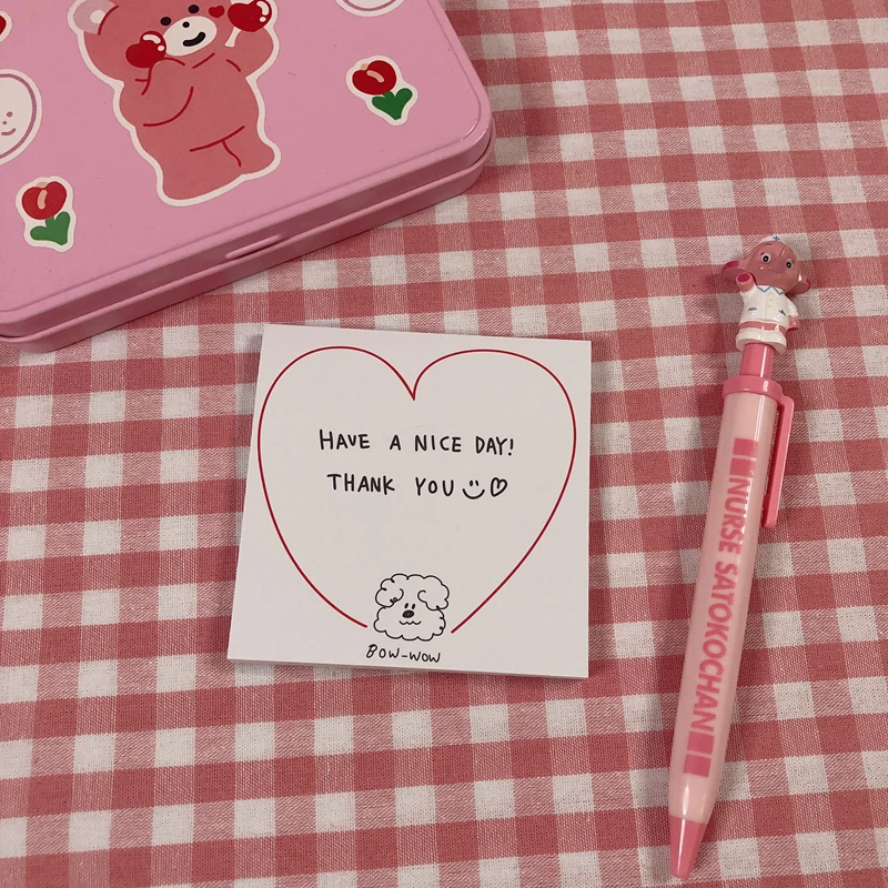 Милый блокнот для собак Kawaii корейский с плойкой и клейкими нотами N Times