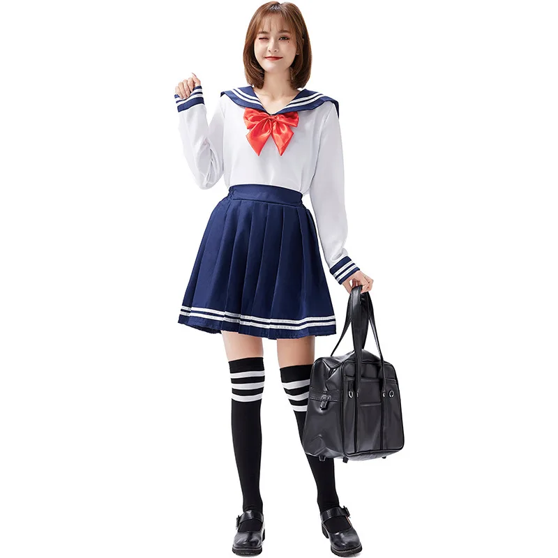 Женская школьная форма Kawaii Sailor JK карнавальный костюм| |