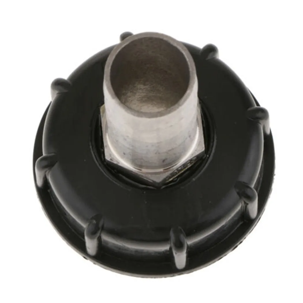 

Water Tank Hose Adapter 2\" To 25mm Black Coarse Thread Connector Fitting