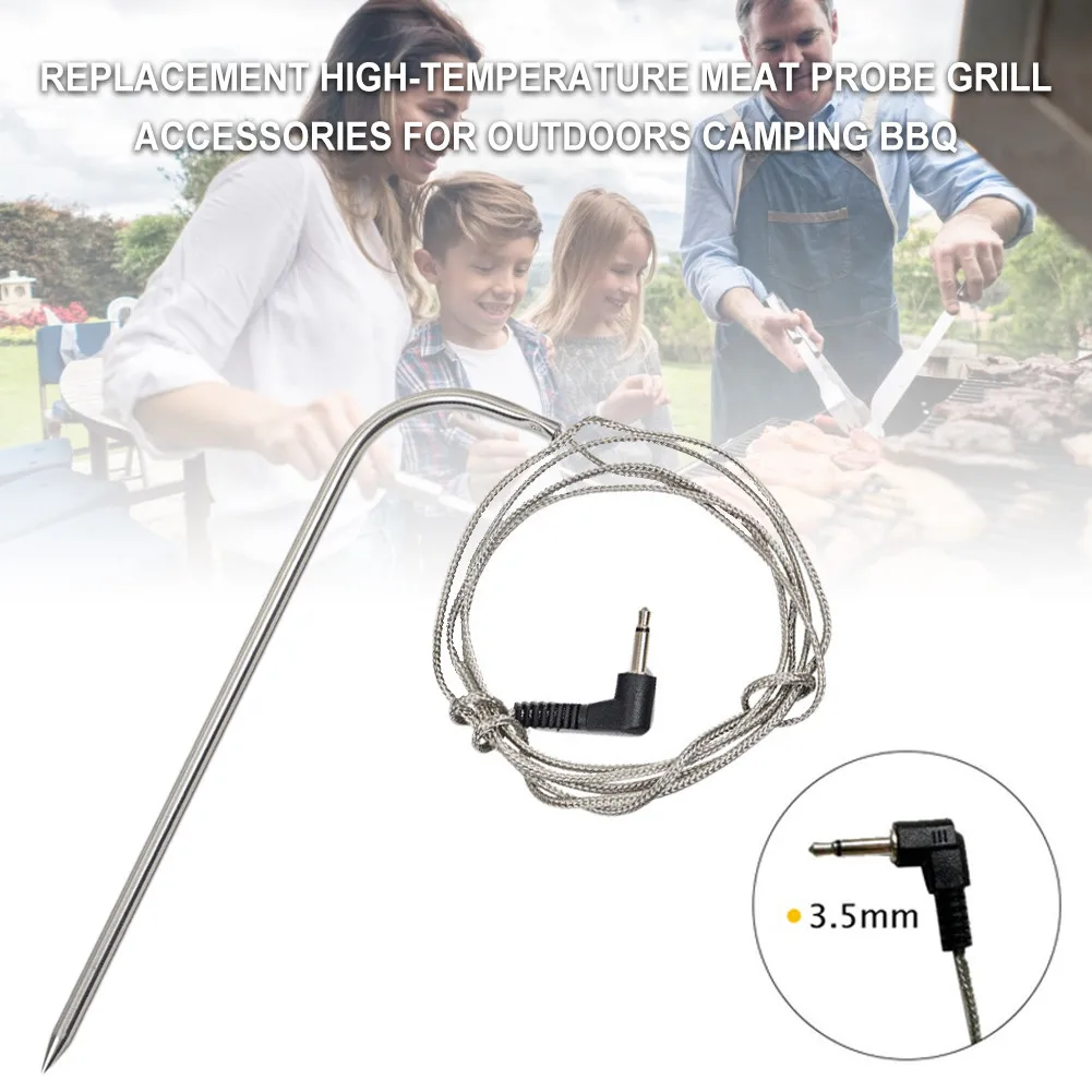 

Сменный высокотемпературный щуп для мяса, аксессуары для гриля для кемпинга, барбекю