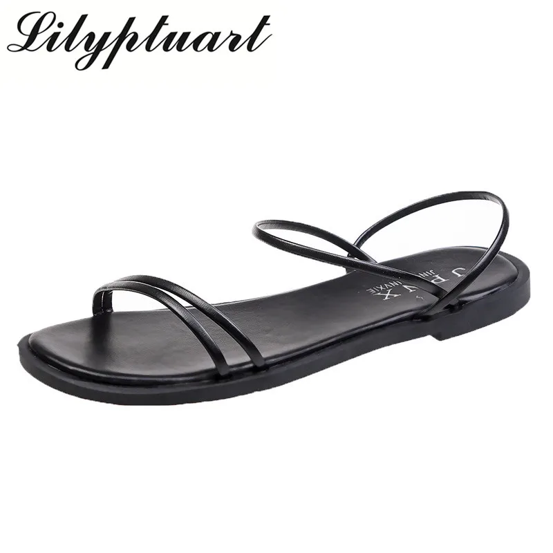 

Женские летние новые шлепанцы joker с круглым носком, простые модные удобные шлепанцы на плоской подошве с двумя сандалиями, 2020