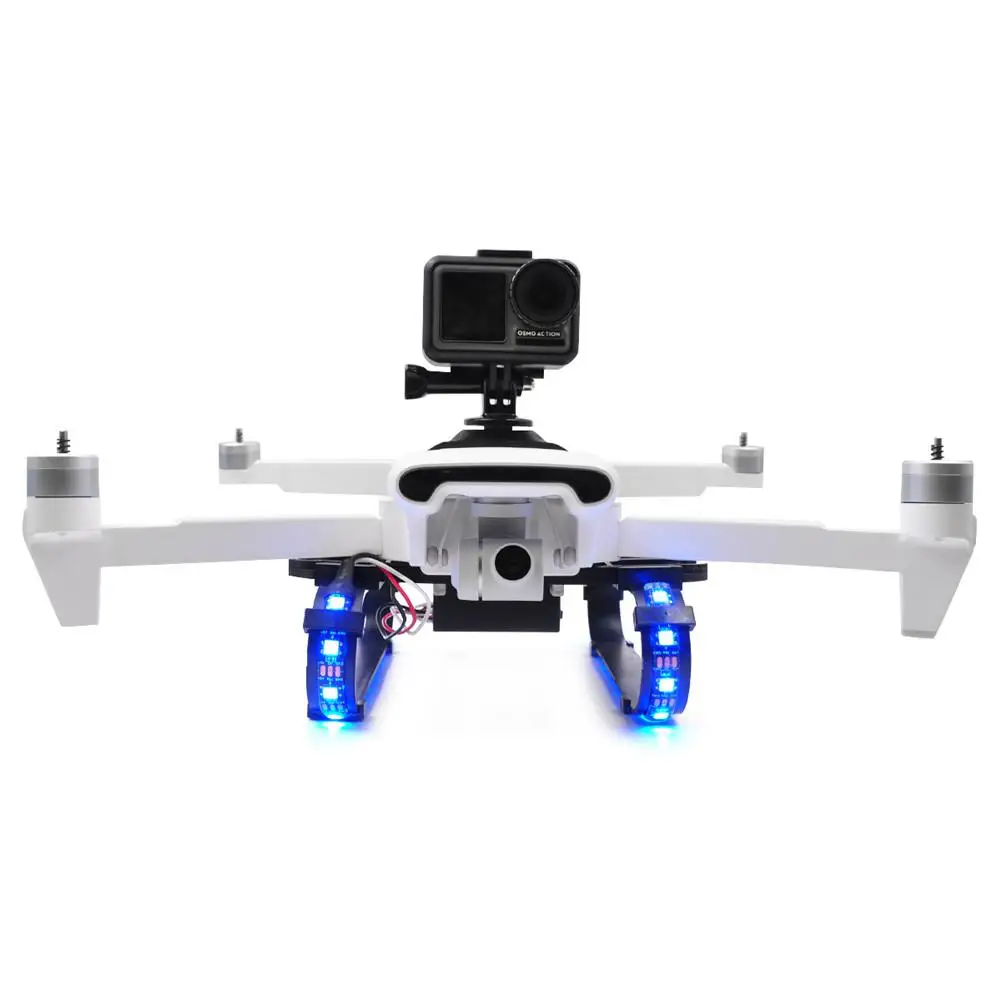 HobbyLane светодиодный посадочный механизм для FIMI X8 SE посадочное Кольцо Красочная