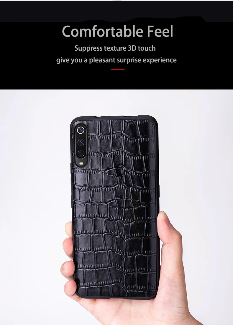 Чехол для телефона для Xiaomi 8 9 se 9T A1 A2 A3 lite Max 3 A3 Poco F1 чехол для Redmi 5 6a 7a Note 5, 6, 7, 8 Pro крокодиловой кожи текстуры