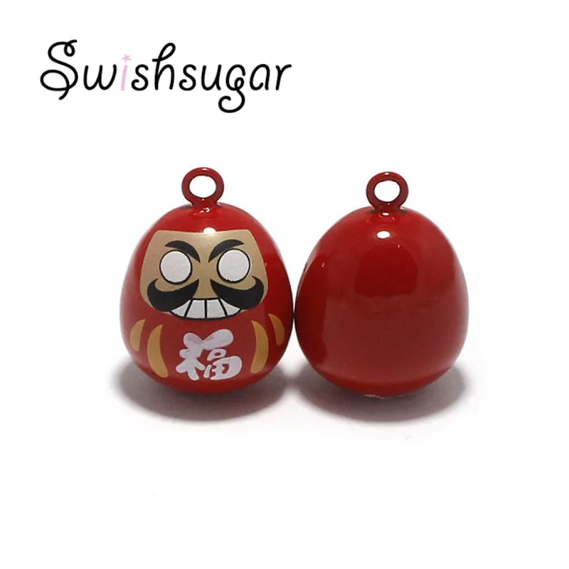 Японская кукла Дарума желательные колокольчики удачи закрытые подвески