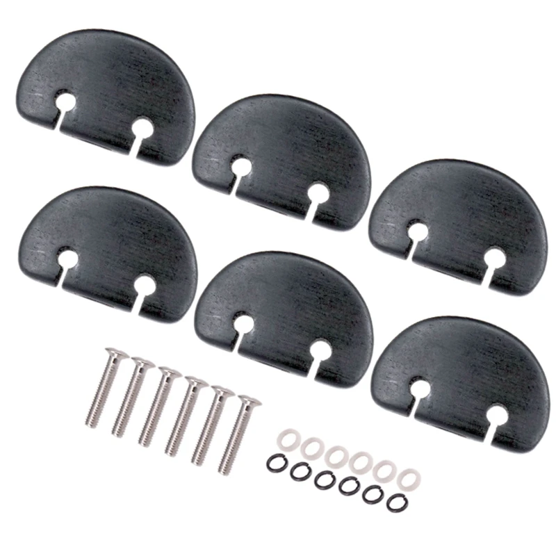 

6Pcs Classical Guitar Tuning Peg Tuners Machine Heads Buttons Knobs Handle Tip Cap Musical Instrument Part