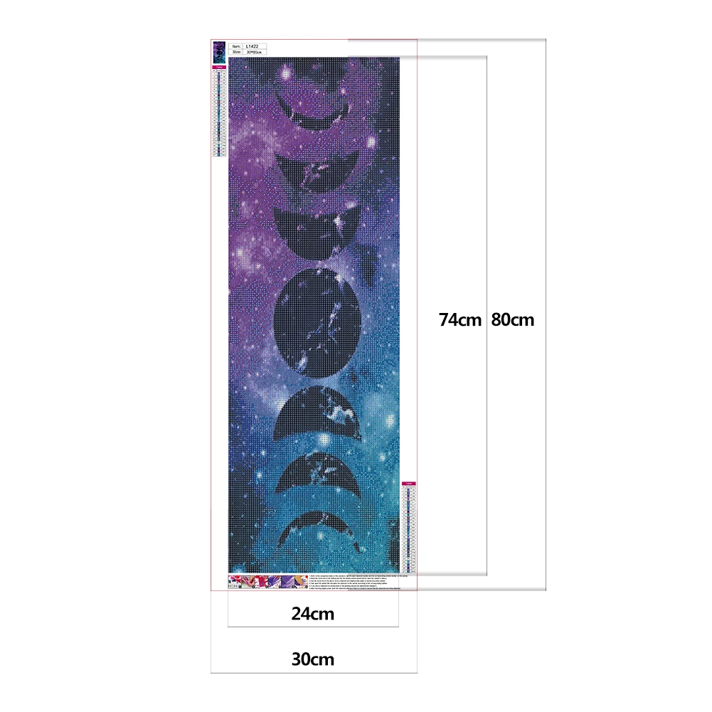 

5D DIY Diamond Art Full Round Drill Paint Lunar Eclipse Rhinestone Picture Diamond Embroidery Sale Scenic Cross Stitch Mosaic
